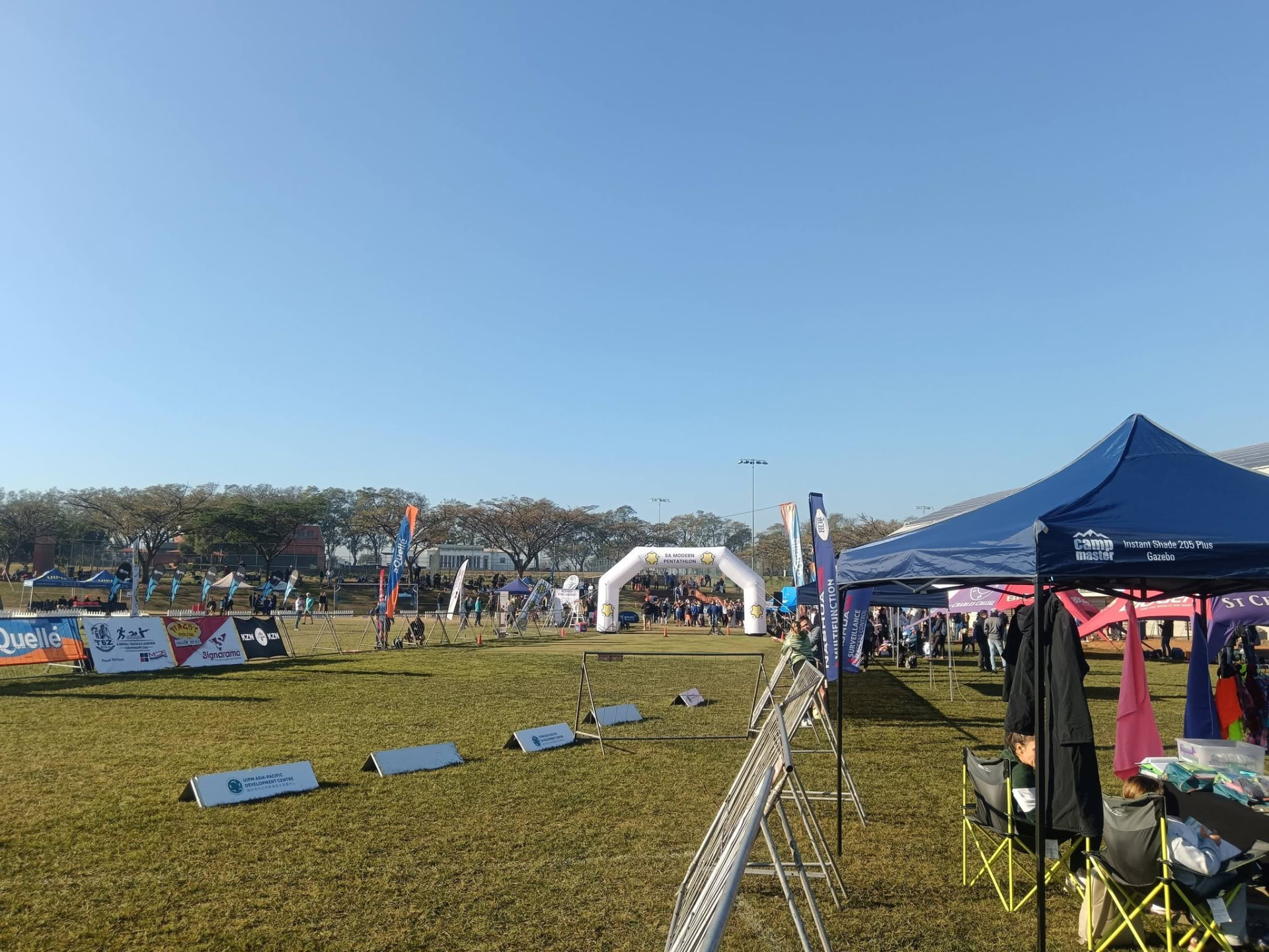 Championship arena at St Charles College during the SA Biathlon, Triathlon and Laser Run Championships 2026
